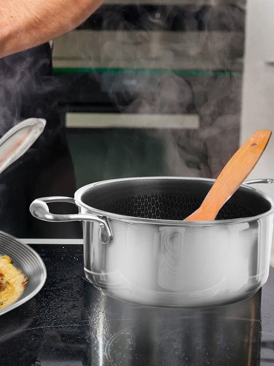 Nava Cookcell Βαθιά Ανοξείδωτη Κατσαρόλα 2.75lt / 20cm
