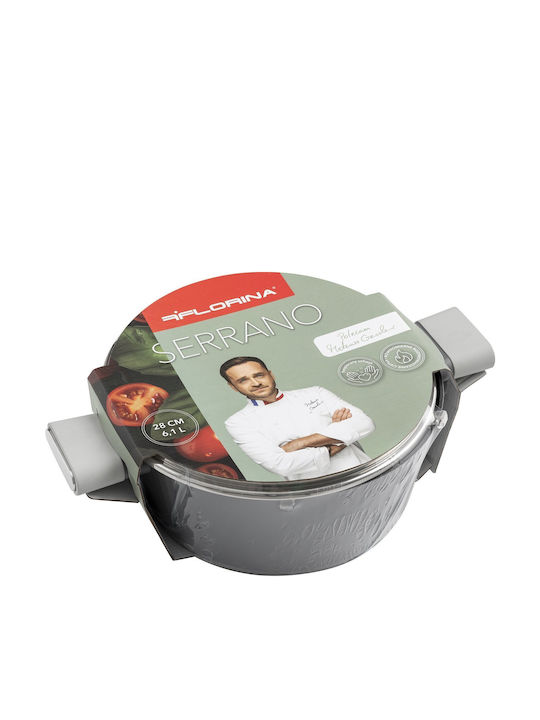 Florina Tiefer Topf aus Aluminium 6.1Es / 28cm