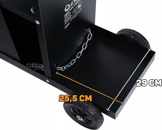 Geko Transport-Wagen in Schwarz Color