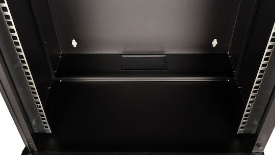 Equip Wandmontiert Rack-Schrank 12U 54x40cm Schwarz