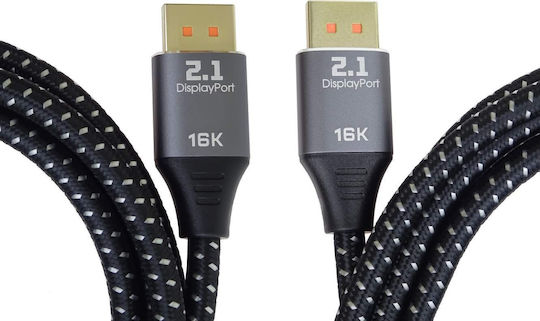 Кабел Premiumcord DisplayPort 2.1 16k@60hz 8k@120hz 1м