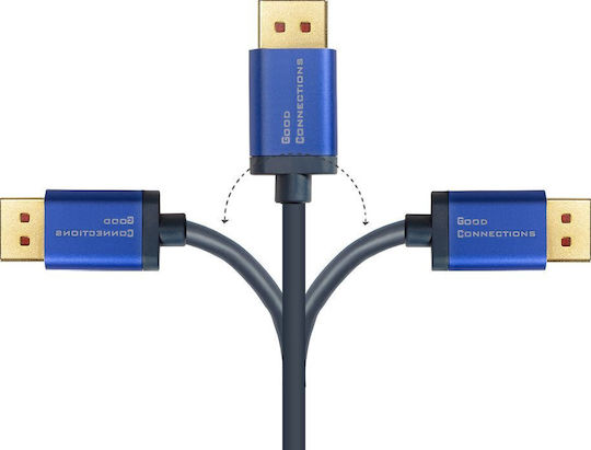 Alcasa Alcasa 4814-sf005b DisplayPort Cable 0.5 M Blue