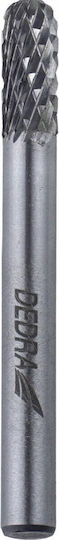 Φρέζα Κυλινδρική Στρογγυλεμένο Άκρο Dedra C6x16mm Στέλεχος 6mm