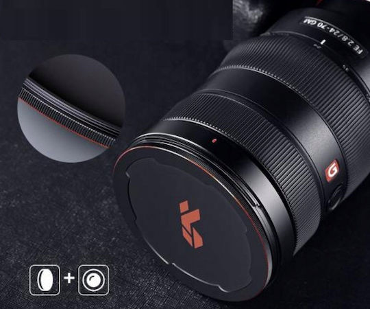 Kf Dekielek Dekiel Μαγνητικό Καπάκι M-cap Μαγνήτη Φακός 77mm 77 K&f Kf04.073