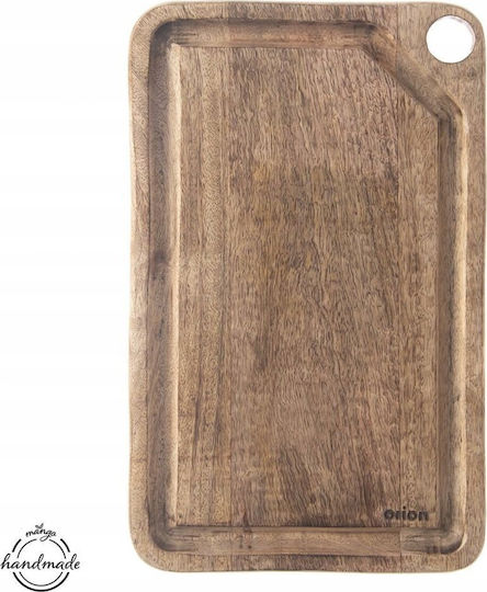 Orion Rectangular Wooden Chopping Board Brown 39.5x23cm