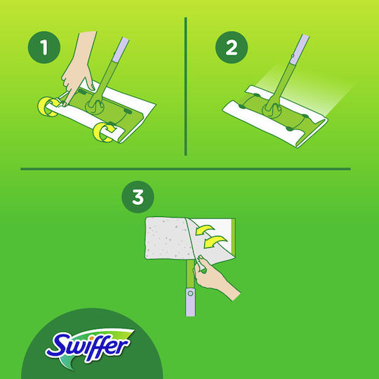 Swiffer Dry Spare Part Dust Mop Refill Pad 15 Pieces