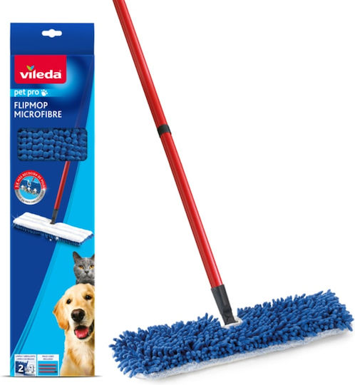 Vileda Pet Pro Flip Mop Microfibre Mop 2-in-1 1pc