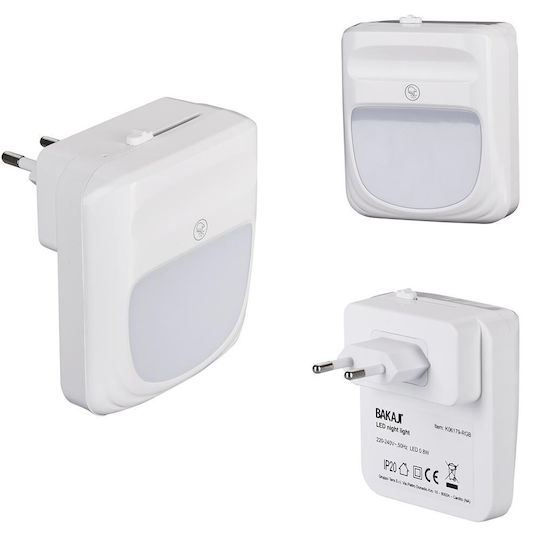 Bakaji LED Night Light Switch with Photocell 1pcs