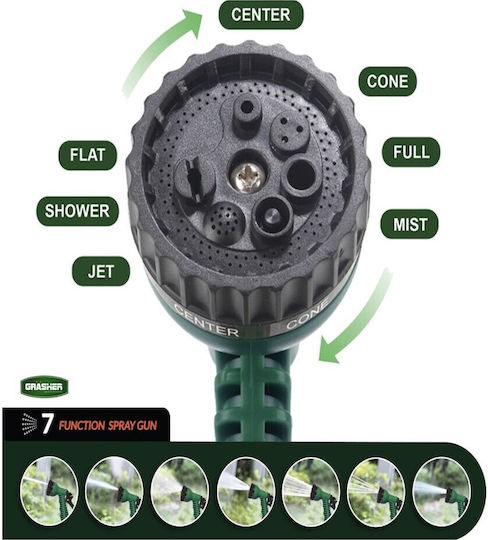Grasher Hose Watering Set 1/2" 7.5m