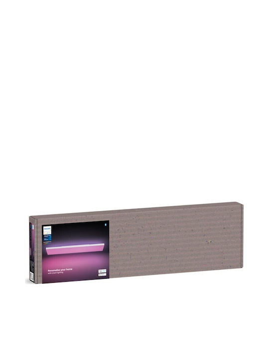 Philips Hue Datura Παραλληλόγραμμο LED Panel 67W με Φυσικό Λευκό Φως 4000K 120x30εκ.