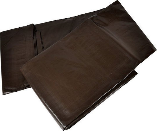 Geko Αδιάβροχος Μουσαμάς 200gr/m² 3x2μ. Βαρέως Τύπου Καφέ