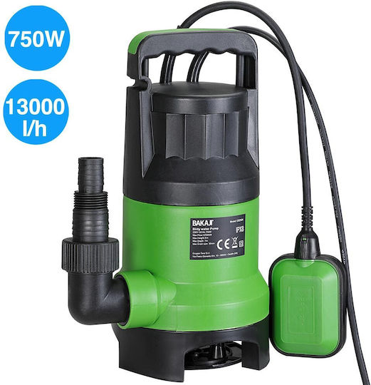 Bakaji Κινητήρας Υποβρύχιας Αντλίας 750W με Φλοτέρ 02834701
