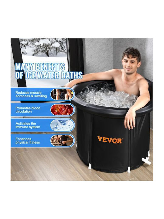 Vevor Badewanne Acryl mit Hydrotherapie 80x75cm