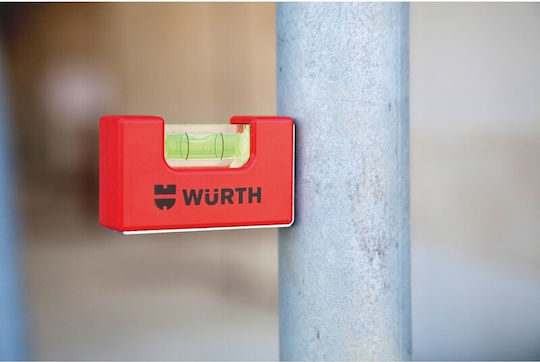 Wurth Plastic Spirit Level Magnetic 7.4cm with 1 Eye