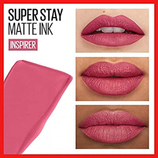 Maybelline Super Stay Matte Ink Long Lasting Liquid Lipstick Matte 125 Inspirer 5ml