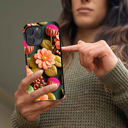 Θήκη Sonique 3d Flower Series Motorola Edge 30 Neo 5g Σομόν