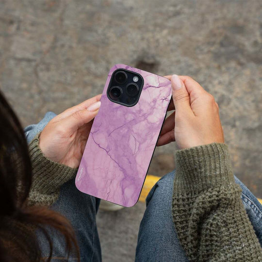 Калъф Sonique Marble Series за Motorola Moto E22 4G Виолетов