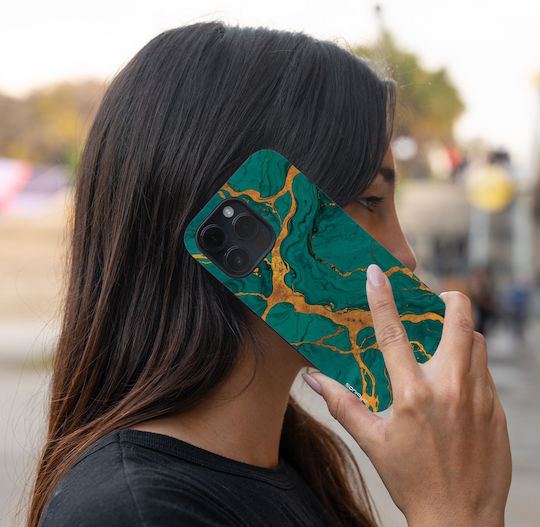 Калъф Sonique Marble Series за Motorola Moto G73 5G Зелен