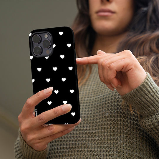 Sonique Heart Series Case for Motorola Moto G72 Black 02