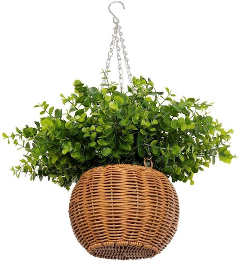 Artificial Plant in Small Pot Eucalyptus Green 30cm GloboStar
