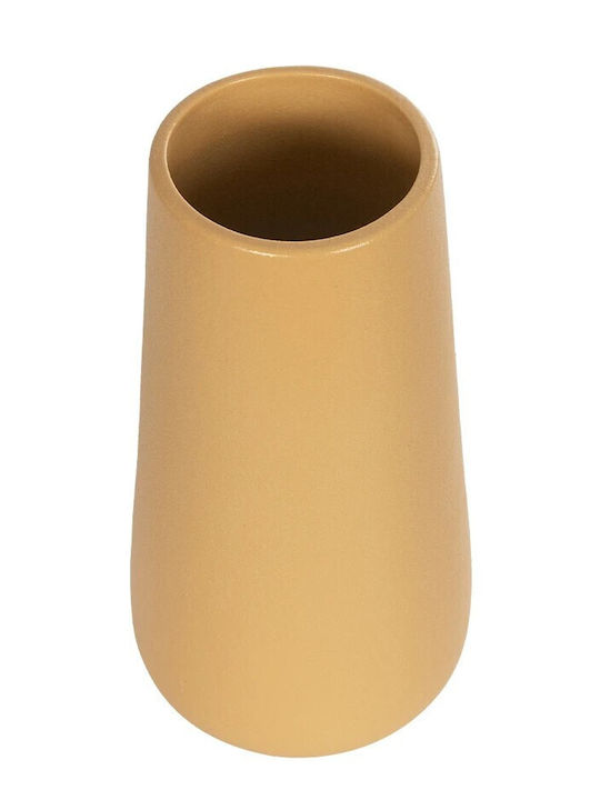 GloboStar Artificial Garden Legian Planter Ceramic Orange 10x10x20cm.