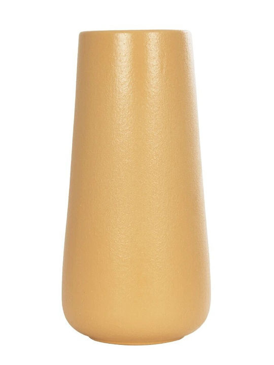GloboStar Artificial Garden Legian Planter Ceramic Orange 10x10x20cm.