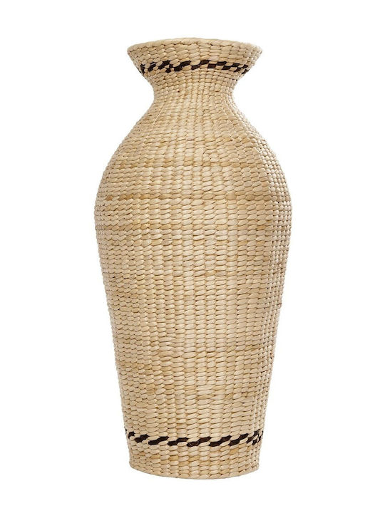 GloboStar Montpellier Planter Wooden Beige 28x28x60cm.