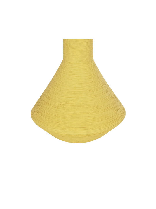 GloboStar Planter Ceramic Yellow 13x13x20cm.