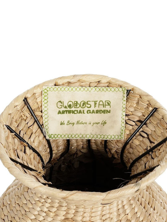 GloboStar Montpellier Planter Wooden Beige 28x28x60cm.