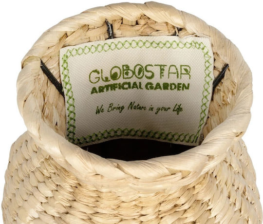 GloboStar Havana Κασπώ Ξύλινο Μπεζ 16x16x25εκ.
