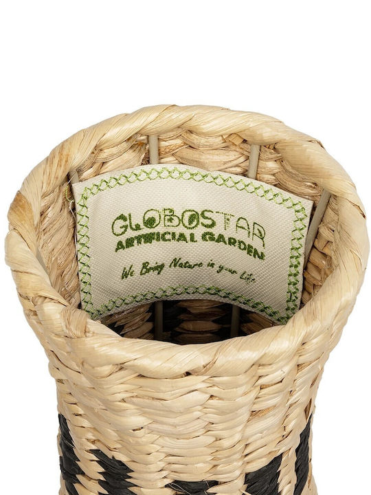 GloboStar Bologna Planter Wooden Beige 20x20x42cm.