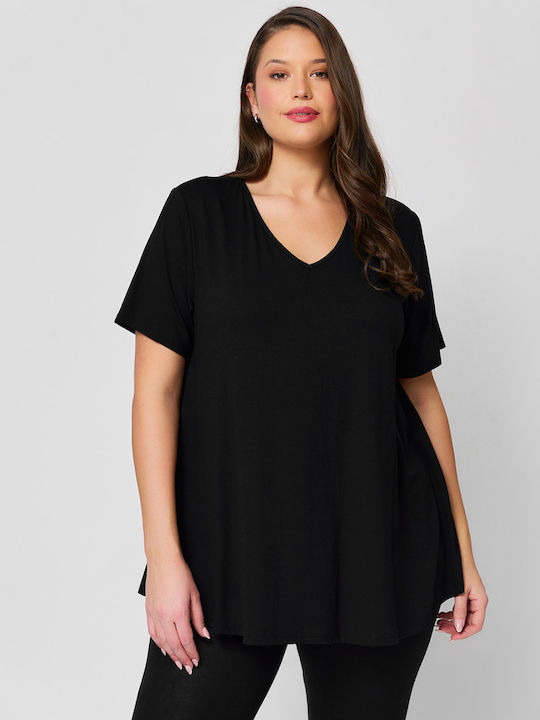 Γυναικείο Oversized T-shirt Μαύρο