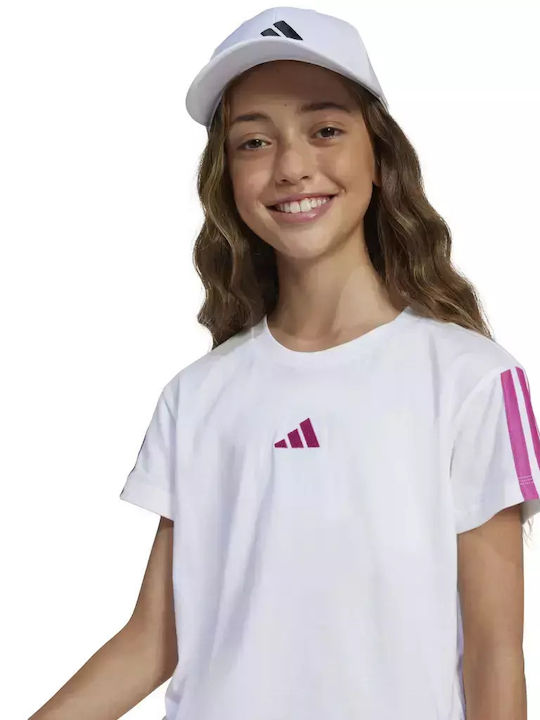 Kinder-T-Shirt Weiß Essentials