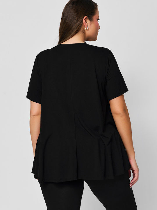 Γυναικείο Oversized T-shirt Μαύρο