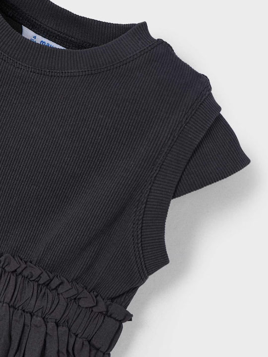 Children's Dress Short Sleeve Black