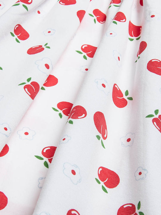 Детска Рокля Без ръкави Обикновени Cherry