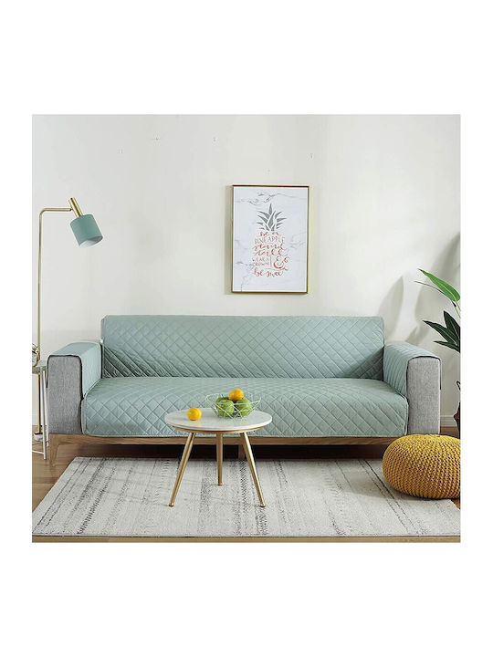 Pucioasa Ελαστικό Κάλυμμα Διθέσιου Καναπέ Mint Green