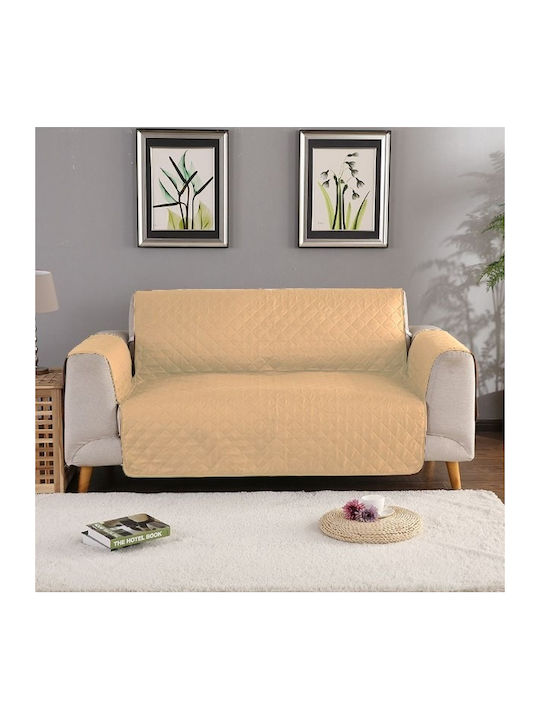 Pucioasa Husă Elastică Canapea cu două locuri Cappuccino 1buc LJD17491