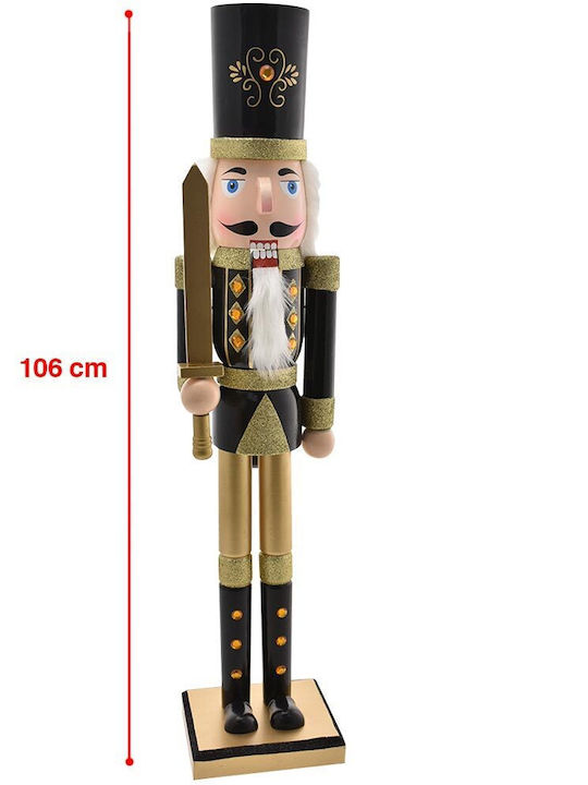 Bakaji Nutcracker de Crăciun Lemn