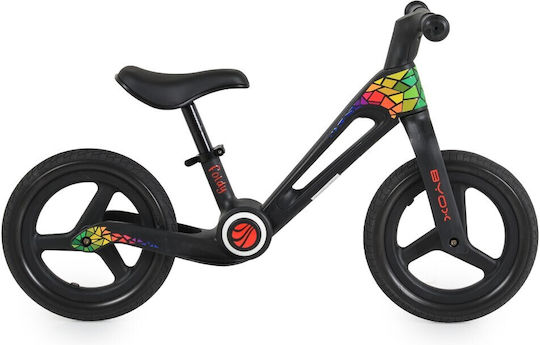 Byox Bicicletă de Echilibru pentru Copii Foldy Negru