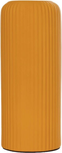 GloboStar Decorative Vase Orange 11x11x26cm