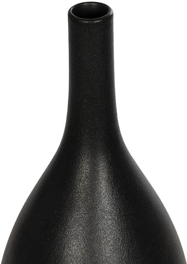 GloboStar Decorative Vase Artificial Garden Olrando Black 8x8x20cm