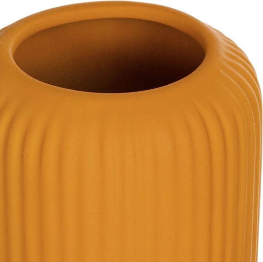 GloboStar Decorative Vase Orange 11x11x26cm