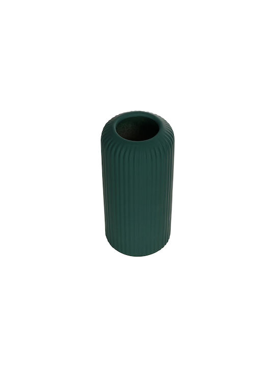 GloboStar Decorative Vase Artificial Garden Kuta Green 10x10x20cm