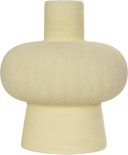 GloboStar Decorative Vase Artificial Garden Iceberg Beige 17x17x20cm