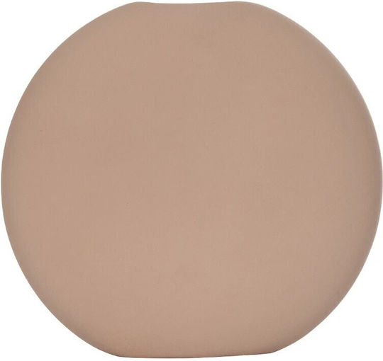 GloboStar Decorative Vase Lanzarote Brown 15x15x14cm