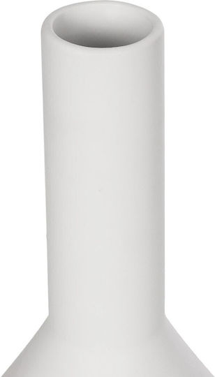 GloboStar Decorative Vase Artificial Garden Armeninville White 16x16x25cm