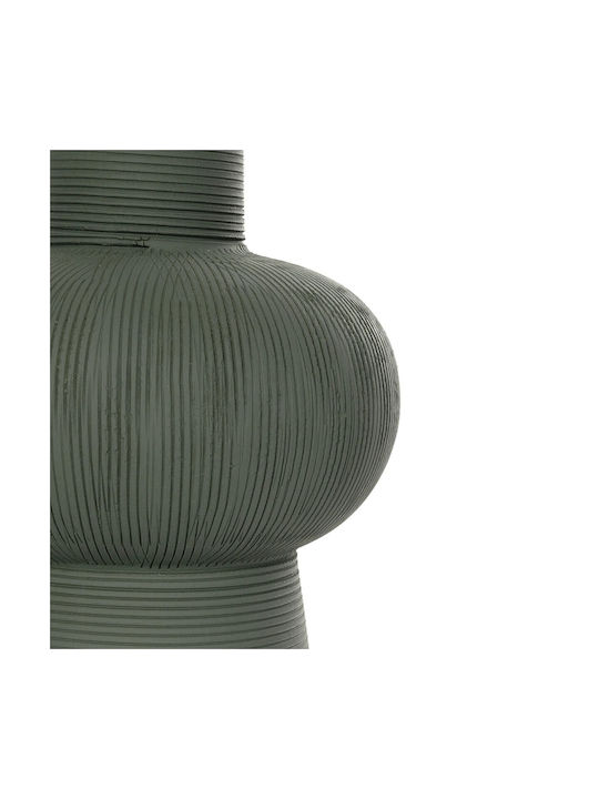 GloboStar Decorative Vase Artificial Garden Malachite Gray 13x13x16cm