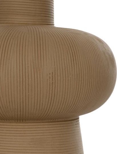 GloboStar Decorative Vase Artificial Garden Corneol Brown 17x17x20cm