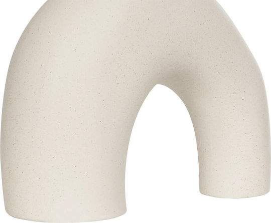 GloboStar Decorative Vase Toledo Beige 10x23x24cm